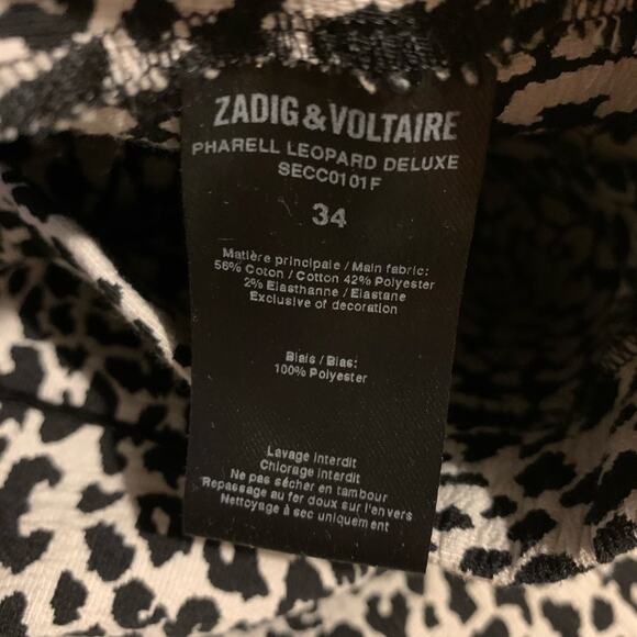 ZADIG & VOLTAIRE DELUXE Pharell Leopard Jacquard Leggings - Picture 9 of 10